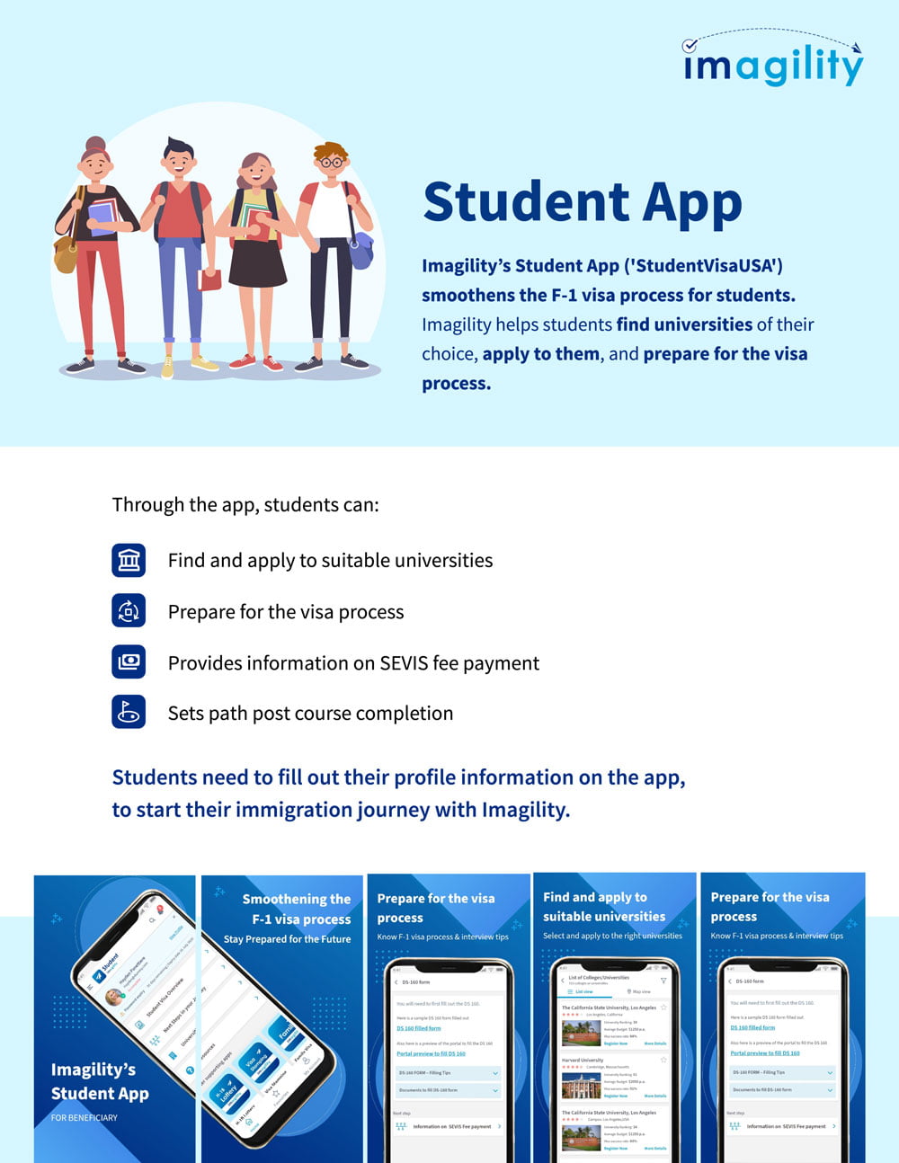 student app, immigration software