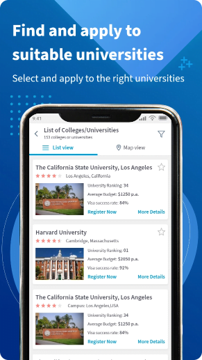 Student visa app, immigration software