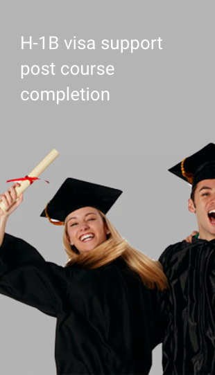 H-1B visa support post course completion