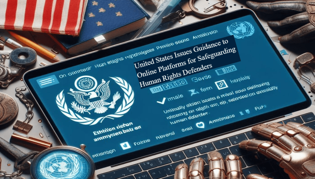 United States Issues Guidance to Online Platforms for Safeguarding Human Rights Defenders
