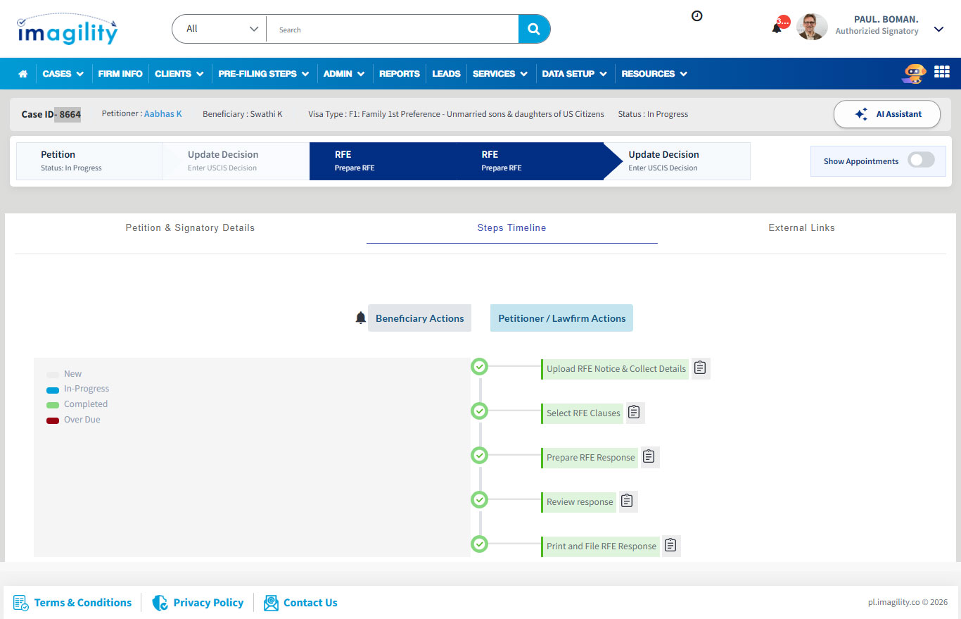 How Technology Helps with RFE Responses How Technology Helps with RFE Responses